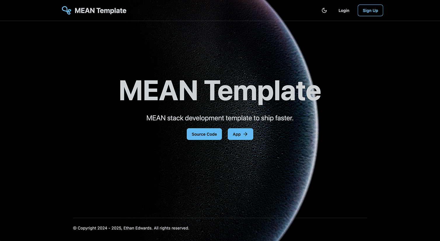 Landing Page Screenshot
